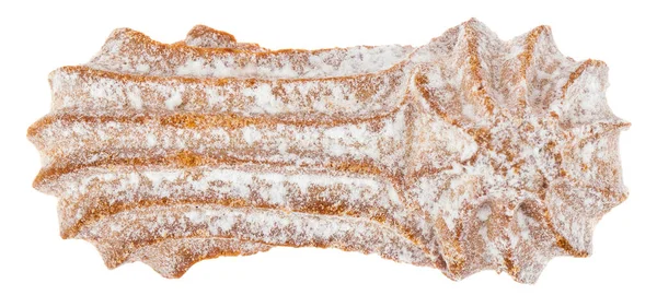 Biscoitos Açúcar Isolado Sobre Fundo Branco Vista Cima — Fotografia de Stock