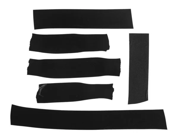 白い背景に隔離された黒い電気テープの部分 デザインの詳細 デザイン要素 マクロ ポストカード ポスターの背景 ロイヤリティフリーのストック画像