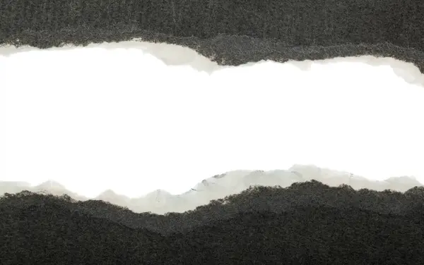 Порванная Черная Бумага Изолирована Белом Фоне Мбаппе Дизайн Элементы Дизайна Лицензионные Стоковые Фото
