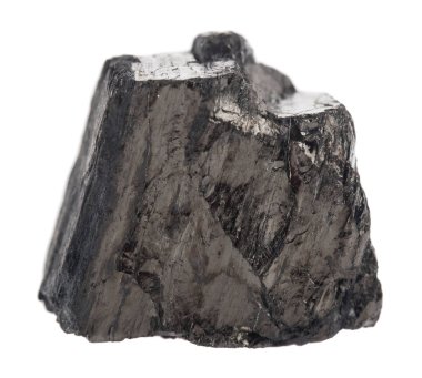 Kömür beyaz arkaplanda izole edilmiş. Tasarım ayrıntıları. Tasarım elemanları. Makro.