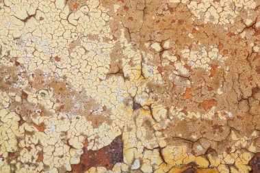 Eski boyalı paslı metal doku. Tasarım ayrıntıları. Tasarım elemanları. Makro. 