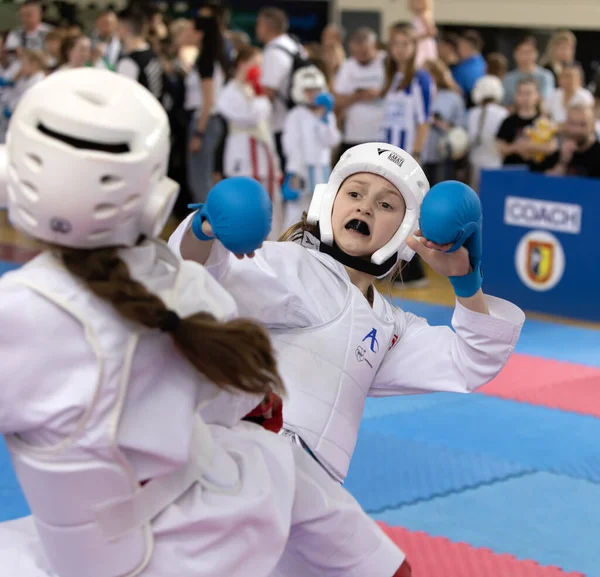 Odessa Ukraine Juni 22023 Teilnehmer Karate Wettbewerben Für Kinder Viele — Stockfoto