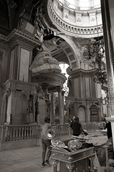 Odessa Ukraine Juli 2023 Bouw Van Orthodoxe Kerk Odessa Verwoest — Stockfoto