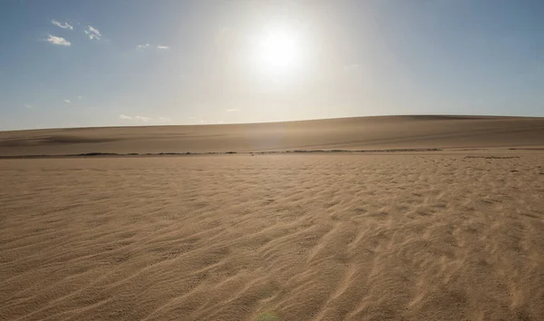 Landscape Scenic View Desolate Barren Western Desert Karaween Sand Dunes — Stock Photo, Image