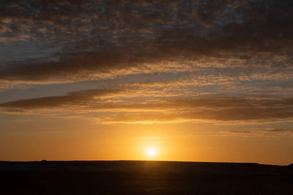 Landschap Schilderachtig Uitzicht Verlaten Kale Westelijke Woestijn Panoramisch Onvruchtbaar Landschap — Stockfoto