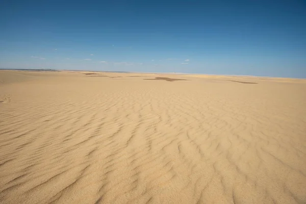 Landscape Scenic View Desolate Barren Western Desert Egypt Large Sand — Stock Photo, Image