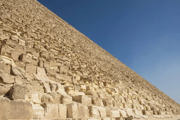 Vue Abstraite Mur Pente Latérale Sur Une Ancienne Tombe Pyramidale — Photo