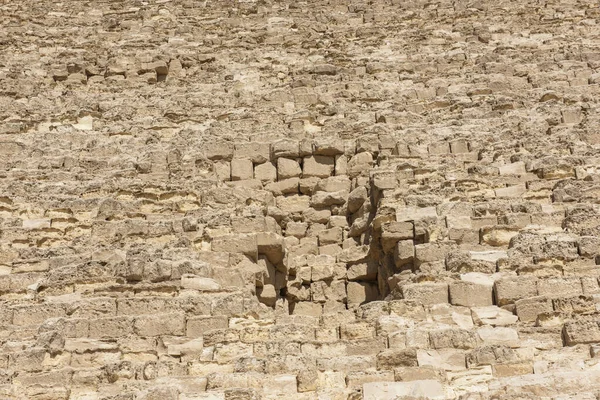 Porte Entrée Cachée Dans Mur Latéral Ancienne Pyramide Égyptienne Pierre — Photo
