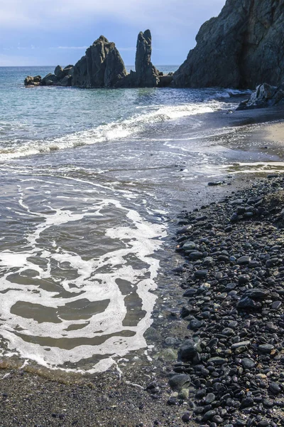 Pequeña Playa Rocas —  Fotos de Stock