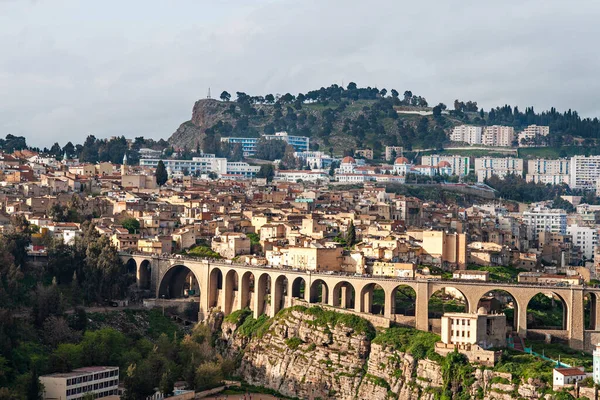 Vista Ciudad Constantina Algeria — Foto de Stock