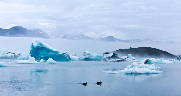 Blue Icebergs Iceland — Stock Photo, Image