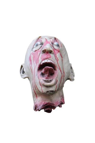 Straszna Twarz Potwora Modelu Głowy — Zdjęcie stockowe