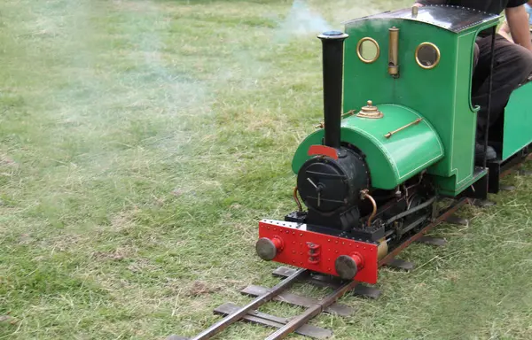The Engine of a Miniature Railway Steam Train.