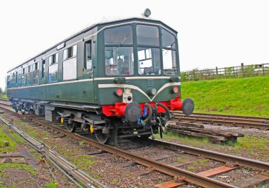 Tek Birim Klasik Dizel Tren Treni 'nin Arkası.