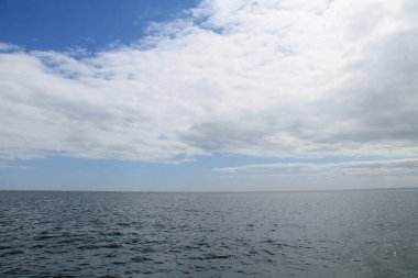 Açık Deniz Üzerindeki Gökyüzü Bulutları Denizi.