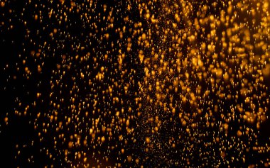 Altın parçacıklarının düşüşünün dokusu .