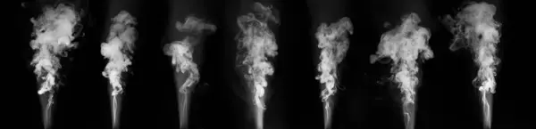 暗い背景での抽象的な煙 — ストック写真