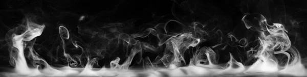 Abstrakter Rauch Auf Dunklem Hintergrund — Stockfoto