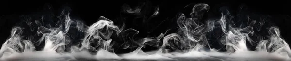 Абстрактный Дым Тёмном Фоне — стоковое фото