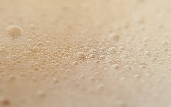 Coffee Foam Large Plan Macro Texture — Stock Photo, Image