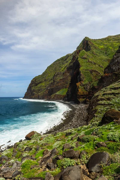 Paisagem Paisagem Ilha Madeira Oceano Atlântico Portugal Temporada Primavera — Fotografia de Stock