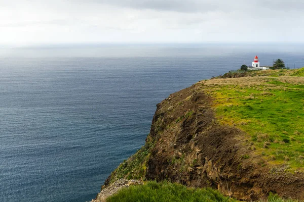 Ponta Pargo Fyr Madeira Portugal Vulkanisk Atlanten — Stockfoto