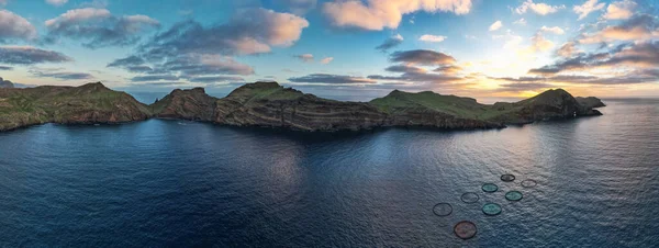 Panorama Ponta Sao Lourenco Madeira Vista Aérea Del Dron Sobre —  Fotos de Stock