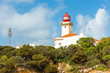 Farol de Alfanzina Deniz feneri Algarve Sahili, Portekiz