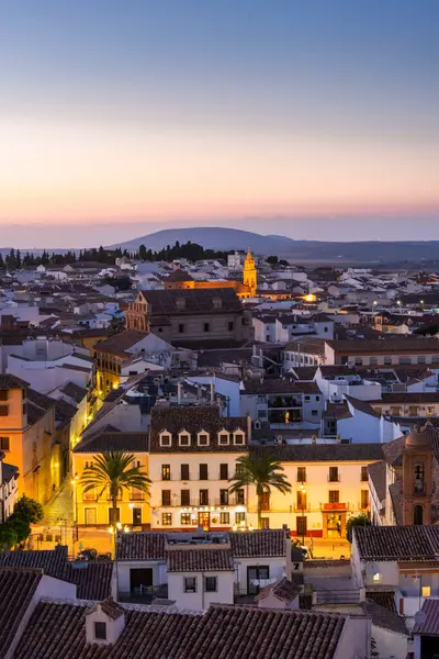 アンダルシア スペインの夜の町並み — ストック写真