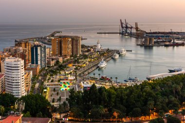 Malaga, Endülüs, İspanya Limanı