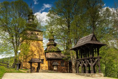 Polonya 'nın Wojkowa kentindeki Yunan Katolik Kilisesi ve St. Damian Kilisesi