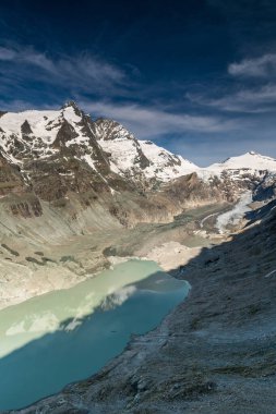 İklim değişikliğinin Pasterze Buzuluna Etkisi, Hohe Tauern Dağları, Avusturya.