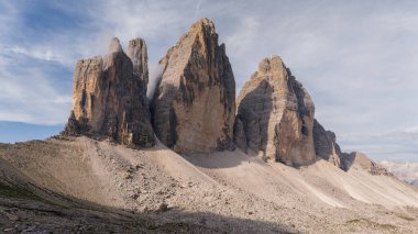 Tre Cime Tepeleri, Dolomitler, İtalya Hava Aracı Görünümü