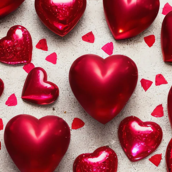 Hintergrundbild Zum Valentinstag Tiefrote Farbe — Stockfoto