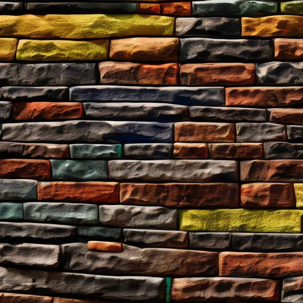 Texturen Hintergründe Mit Ziegeln Steinen Steinen — Stockfoto