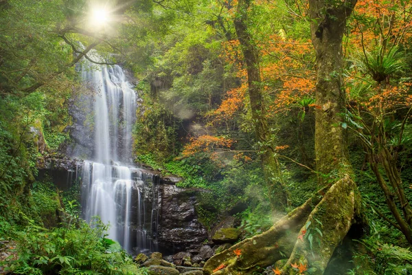 Yunsen Waterfall Autumn Three Gorges New Taipei City Taiwan — Stock Photo, Image