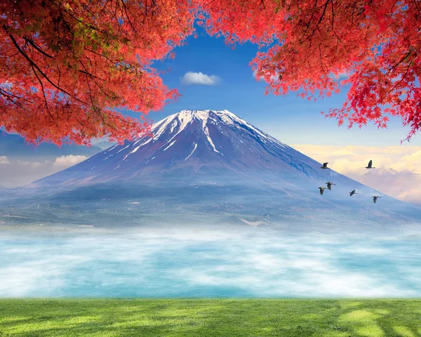 Representación Buena Vista Con Hermoso Monte Fuji —  Fotos de Stock