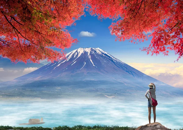 Renderização Vista Agradável Com Bela Montagem Fuji — Fotografia de Stock