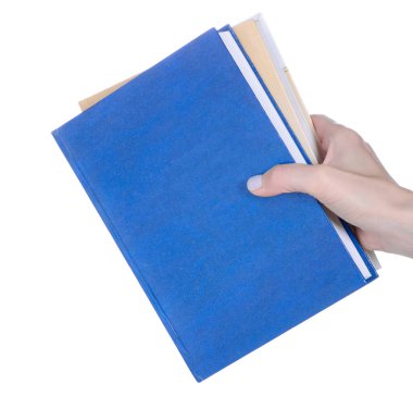 Beyaz arkaplan izolasyonu üzerine eğitim kitapları yığın