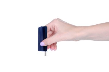 Beyaz arkaplan izolasyonunda USB wi fi modemi