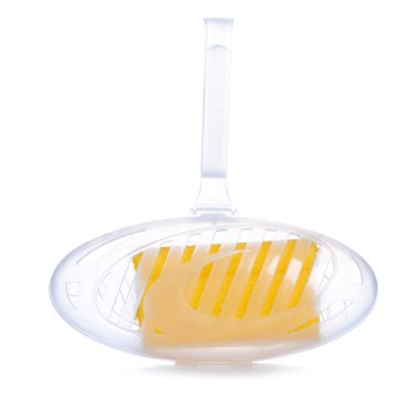 Tuvalet temizleyicisi beyaz arka plan izolasyonunda