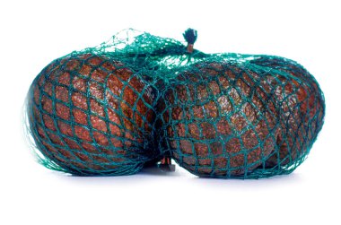 Beyaz arkaplan izolasyonunda Avokado paket sırıtışı