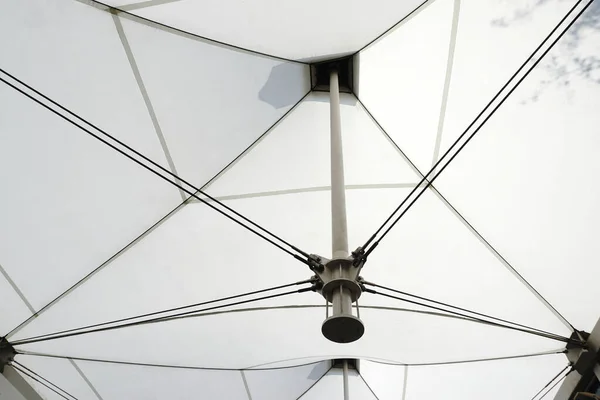 Fabric Roof Structure Detail Architecture Detail — Stock Photo, Image