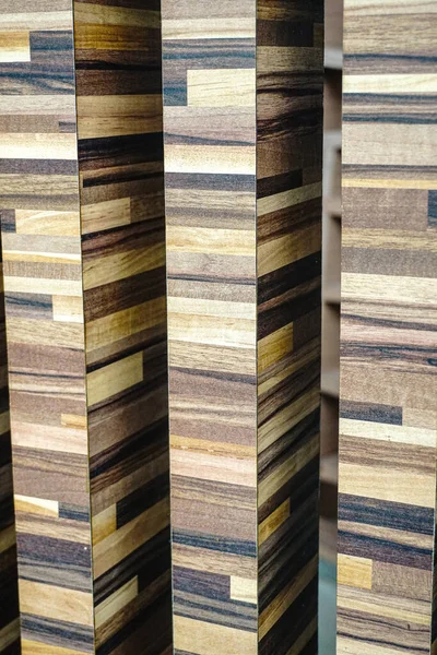 木製の列の装飾 インテリアの詳細 — ストック写真