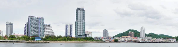 Jonburi Thailand June 2023年6月11日在泰国清布里的锡拉卡市海景全景 — 图库照片