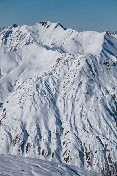 Cordillera Estación Esquí Trois Vallees Francia Europa — Foto de Stock