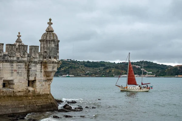 Toren Van Vincent Torre Belem Lissabon Portugal — Stockfoto