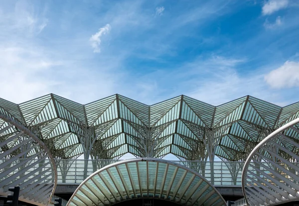 Лисбон Португалия Ноябрь Современная Архитектура Станции Oriente Gare Oriente Ноября — стоковое фото