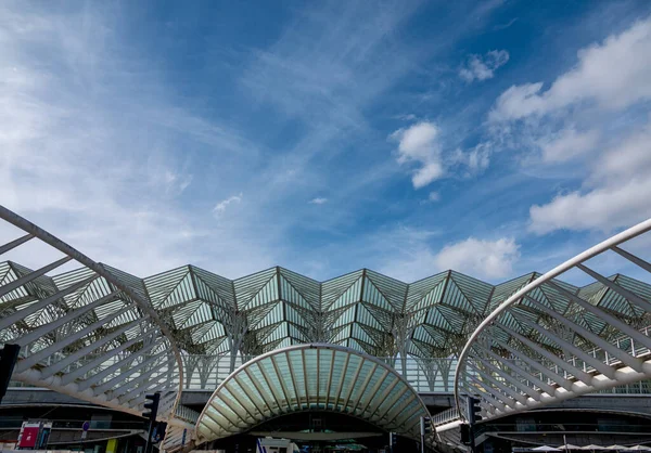 Lisbon Πορτογαλια Νοεμβριου Σύγχρονη Αρχιτεκτονική Στο Σταθμό Oriente Gare Oriente — Φωτογραφία Αρχείου