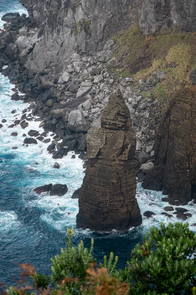 Ponta Ferraria Ilha São Miguel Açores Portugal Europa — Fotografia de Stock